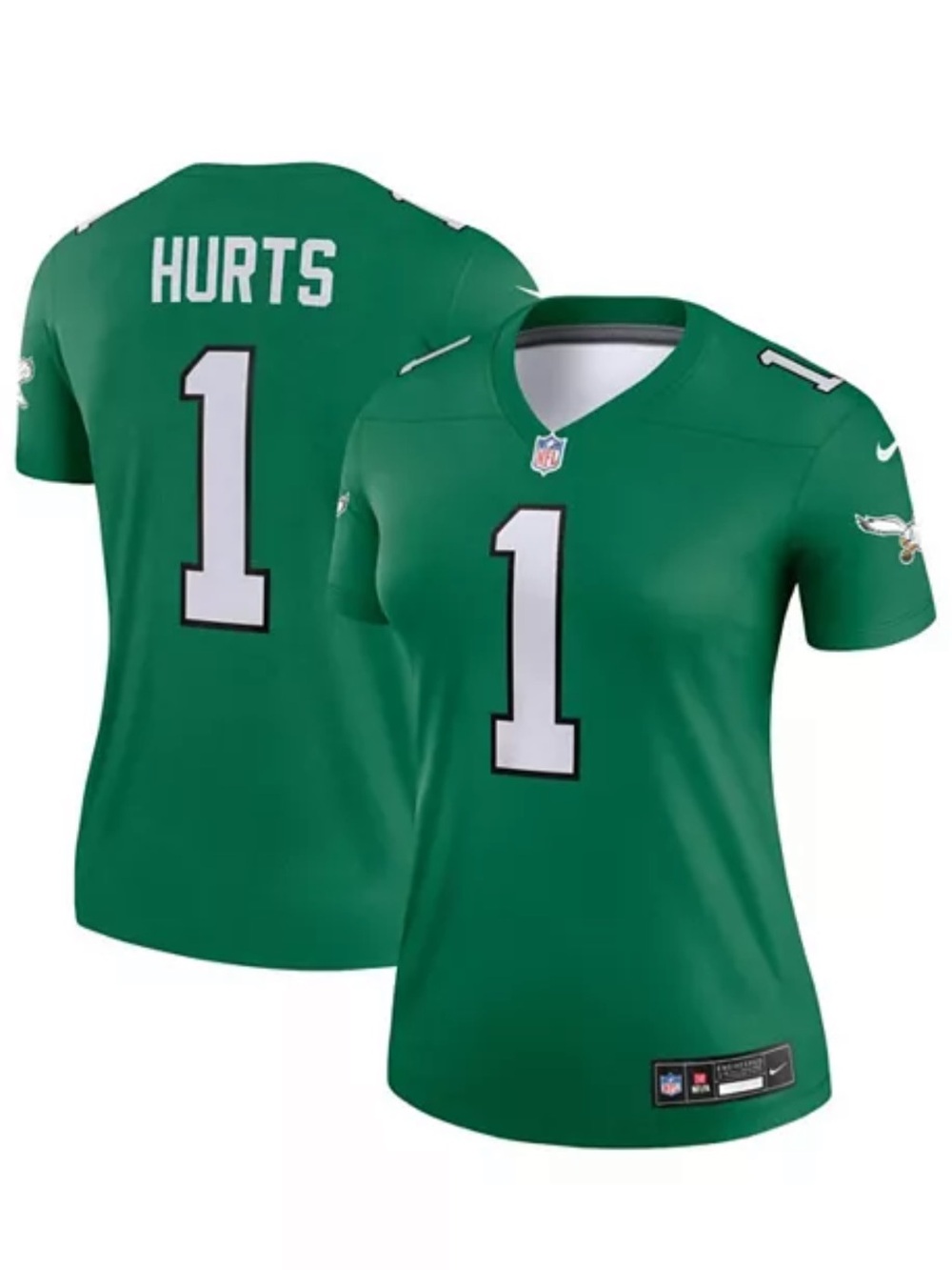 NWT Jalen Hurts Kelly Green Philadelphia Eagles Alternate Legend Player Jersey